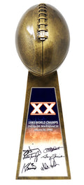1985 Bears Multi Signed Football World Champion 15 Inch Replica Gold Trophy w/6 Signatures - BEATRO311 - 1985 Bears Multi Signed Football World Champion 15 Inch Replica Gold Trophy w/6 Signatures product image