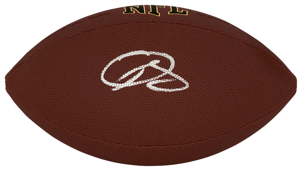 Odell Beckham Jr Signed Wilson Super Grip Full Size NFL Football - BECFTB300 - Odell Beckham Jr Signed Wilson Super Grip Full Size NFL Football product image