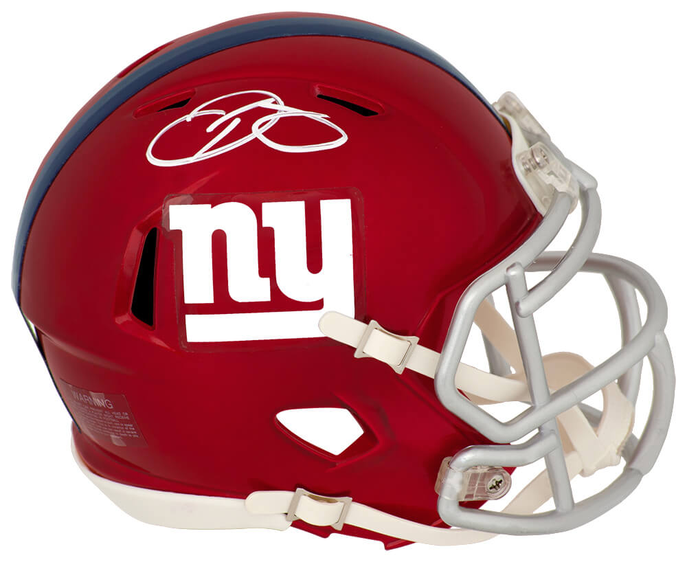 Odell Beckham Jr Signed New York Giants FLASH Riddell Mini Speed Helmet - BECMIN300 - Odell Beckham Jr Signed New York Giants FLASH Riddell Mini Speed Helmet product image