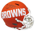 Odell Beckham Jr. Signed Cleveland Browns AMP Alternate Riddell Full Size Speed Replica Helmet - BECREP301 - Odell Beckham Jr. Signed Cleveland Browns AMP Alternate Riddell Full Size Speed Replica Helmet product image