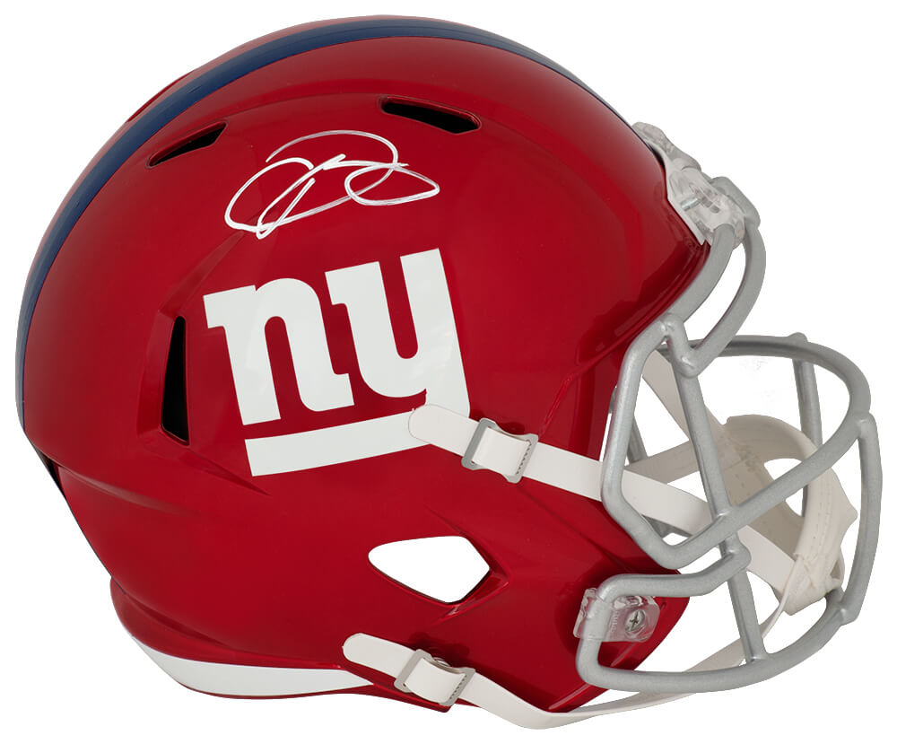 Odell Beckham Jr Signed New York Giants FLASH Riddell Full Size Speed Replica Helmet - BECREP302 - Odell Beckham Jr Signed New York Giants FLASH Riddell Full Size Speed Replica Helmet product image