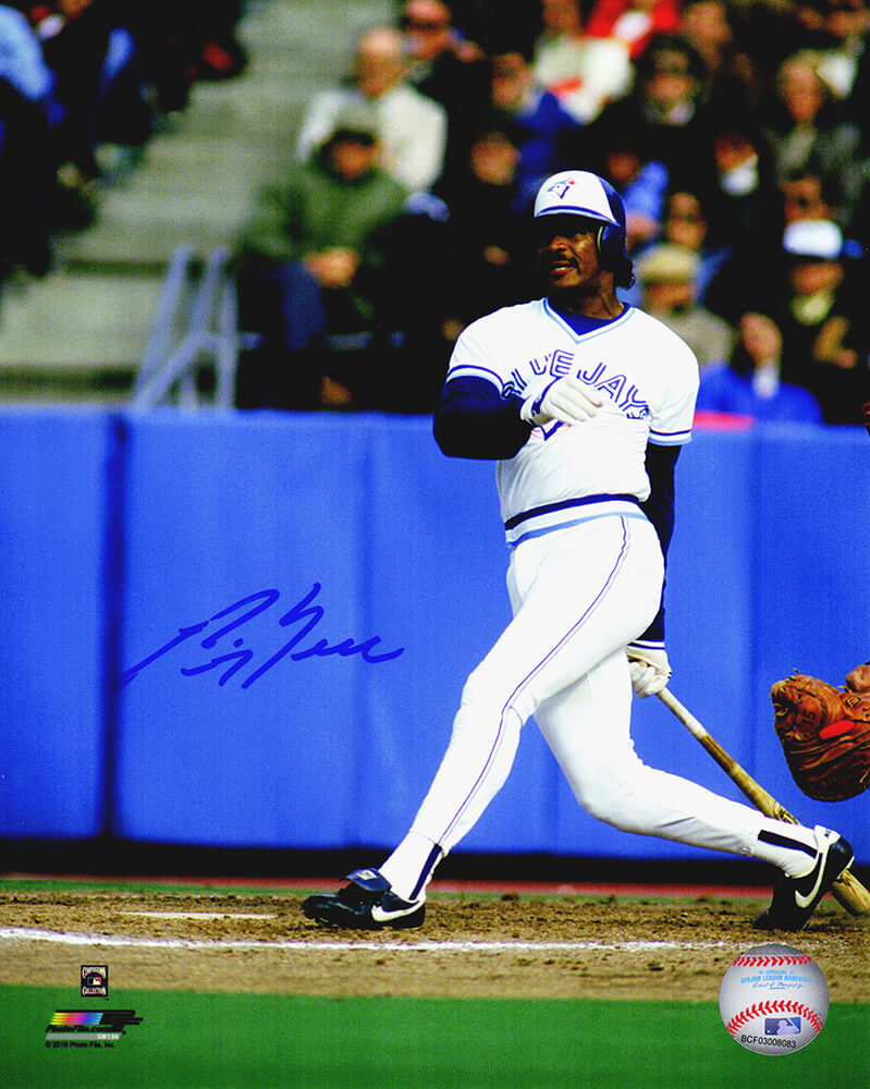 George Bell Signed Toronto Blue Jays Action 8x10 Photo - BEL08P100 - George Bell Signed Toronto Blue Jays Action 8x10 Photo product image