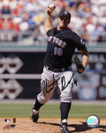 Heath Bell Signed New York Mets Pitching 8x10 Photo - BEL08P110TW - Heath Bell Signed New York Mets Pitching 8x10 Photo product image