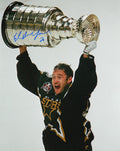 Ed Belfour Signed  Dallas Stars 1999 Stanley Cup Trophy 16x20 Photo - BEL16P401 - Ed Belfour Signed Dallas Stars 1999 Stanley Cup Trophy 16x20 Photo product image