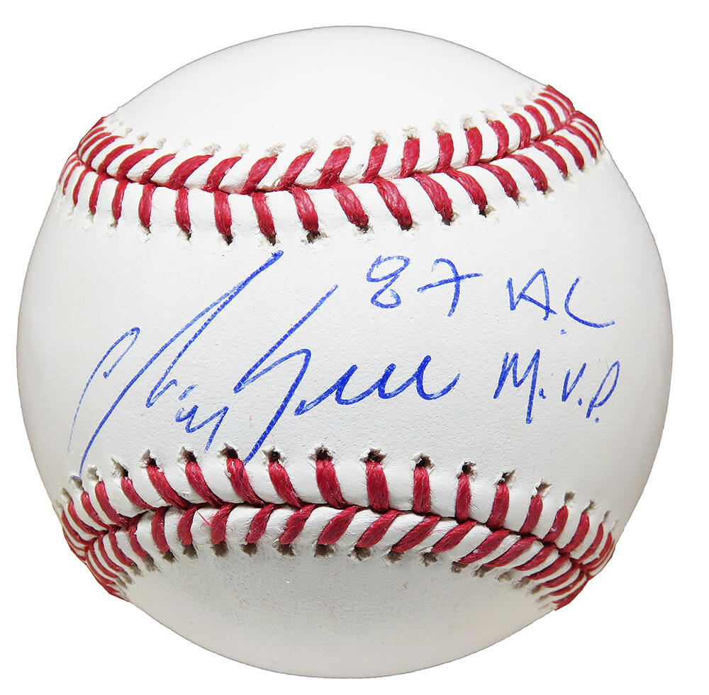 George Bell Signed Rawlings Official MLB Baseball w/87 AL MVP - BELBSB101 - George Bell Signed Rawlings Official MLB Baseball w/87 AL MVP product image