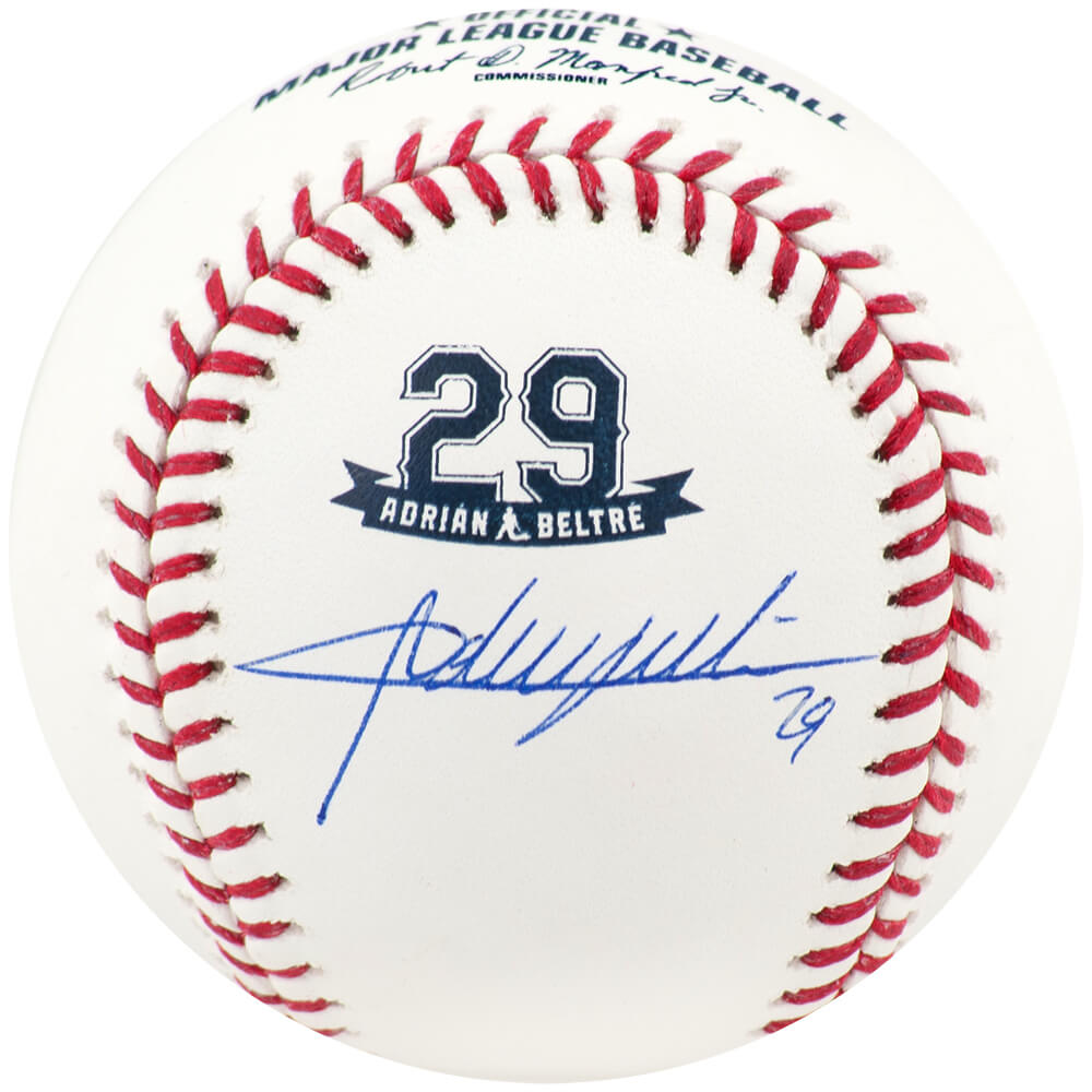 Adrian Beltre Signed Rawlings Retirement Logo MLB Baseball - (JSA) - BELBSB110 - Adrian Beltre Signed Rawlings Retirement Logo MLB Baseball - (JSA) product image
