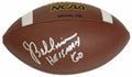 Joe Bellino Signed Wilson NCAA Full Size Football w/Heisman 60 - BELFTB300 - Joe Bellino Signed Wilson NCAA Full Size Football w/Heisman 60 product image