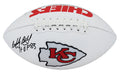 Bobby Bell Signed Kansas City Chiefs White Logo Football w/HOF'83 - BELFTB310 - Bobby Bell Signed Kansas City Chiefs White Logo Football w/HOF'83 product image
