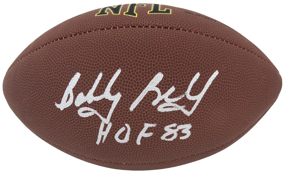 Bobby Bell Signed Wilson Super Grip Full Size NFL Football w/HOF'83 - BELFTB311 - Bobby Bell Signed Wilson Super Grip Full Size NFL Football w/HOF'83 product image