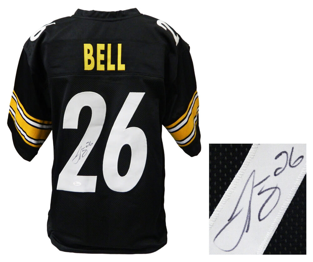 Le'Veon (Leveon) Bell Signed Black Custom Football Jersey (JSA) - BELJRY310 - Le'Veon (Leveon) Bell Signed Black Custom Football Jersey (JSA) product image