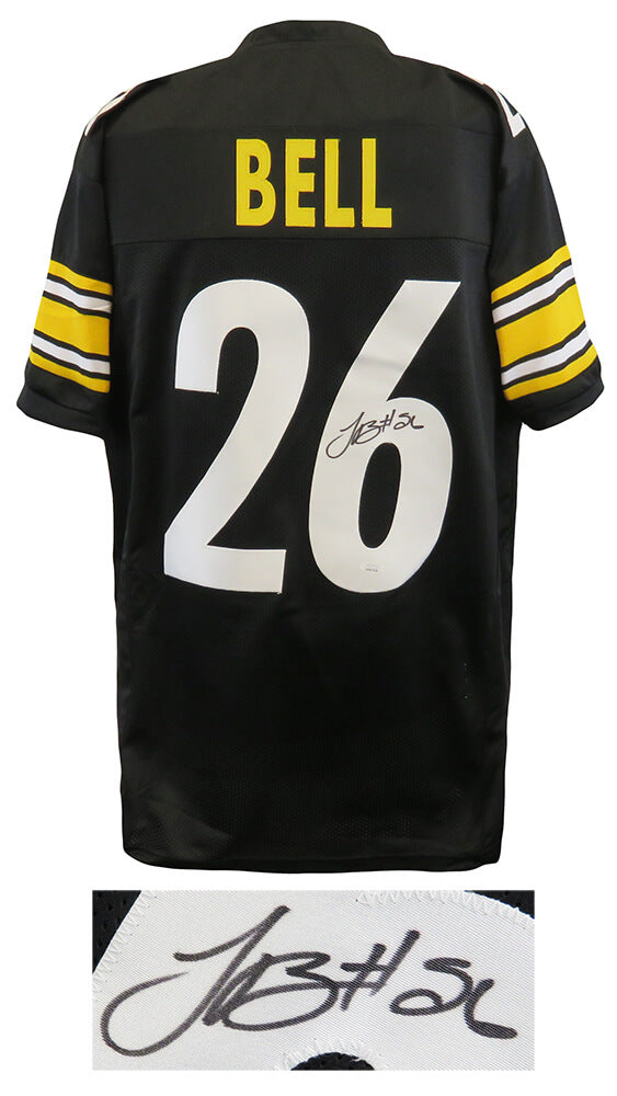 Le'Veon (Leveon) Bell Signed Black Custom Football Jersey - (JSA COA) - BELJRY311 - Le'Veon (Leveon) Bell Signed Black Custom Football Jersey - (JSA COA) product image