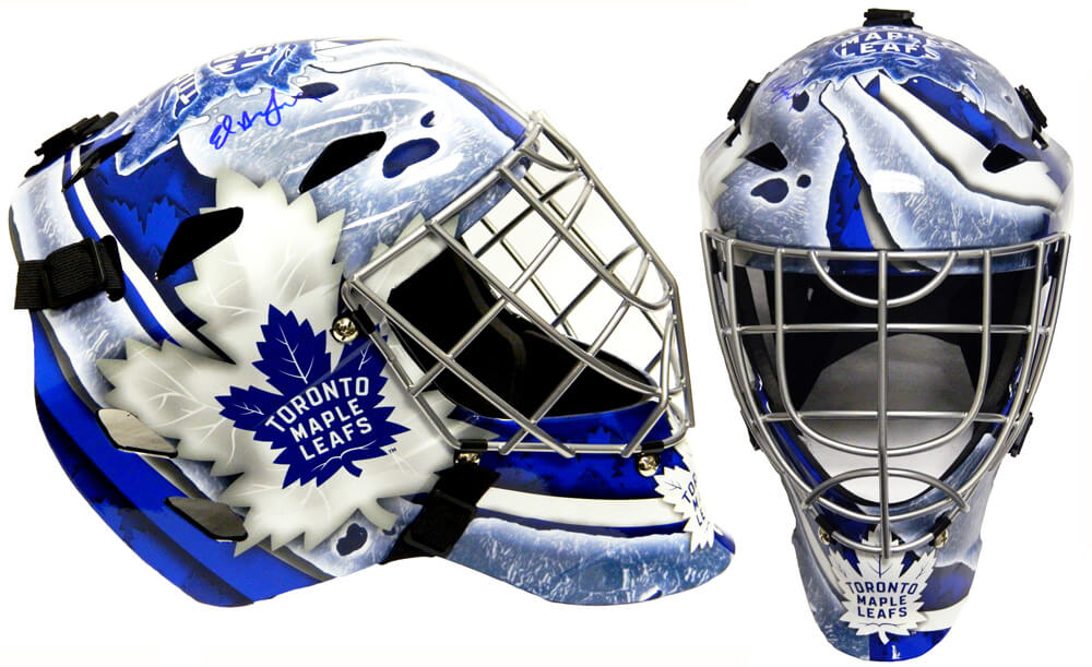 Ed Belfour Signed Toronto Maple Leafs Franklin Replica Hockey Goalie Mask - BELMAS411 - Ed Belfour Signed Toronto Maple Leafs Franklin Replica Hockey Goalie Mask product image