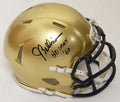 Joe Bellino Signed Navy Midshipmen Riddell Speed Mini Helmet w/Heisman 60 - BELMIN300 - Joe Bellino Signed Navy Midshipmen Riddell Speed Mini Helmet w/Heisman 60 product image