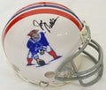 Joe Bellino Signed Boston Patriots Throwback Riddell Mini Helmet - BELMIN301 - Joe Bellino Signed Boston Patriots Throwback Riddell Mini Helmet product image