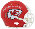 Bobby Bell Signed Kansas City Chiefs Riddell Speed Mini Helmet w/HOF'83 - BELMIN313 - Bobby Bell Signed Kansas City Chiefs Riddell Speed Mini Helmet w/HOF'83 product image