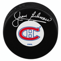 Jean Beliveau Signed Montreal Canadiens Logo Hockey Puck - (PSA) - BELPUC425 - Jean Beliveau Signed Montreal Canadiens Logo Hockey Puck - (PSA) product image
