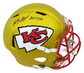 Bobby Bell Signed Kansas City Chiefs FLASH Riddell Full Size Speed Replica Helmet w/HOF'83 - BELREP301 - Bobby Bell Signed Kansas City Chiefs FLASH Riddell Full Size Speed Replica Helmet w/HOF'83 product image