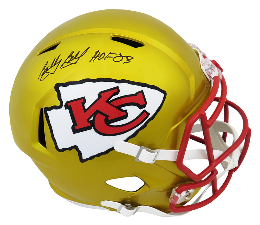 Bobby Bell Signed Kansas City Chiefs FLASH Riddell Full Size Speed Replica Helmet w/HOF'83 - BELREP301 - Bobby Bell Signed Kansas City Chiefs FLASH Riddell Full Size Speed Replica Helmet w/HOF'83 product image