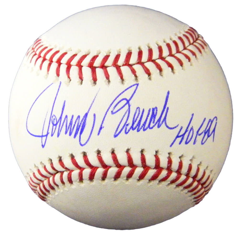 Johnny Bench Signed Official MLB Baseball w/HOF'89 - BENBSB100 - Johnny Bench Signed Official MLB Baseball w/HOF'89 product image