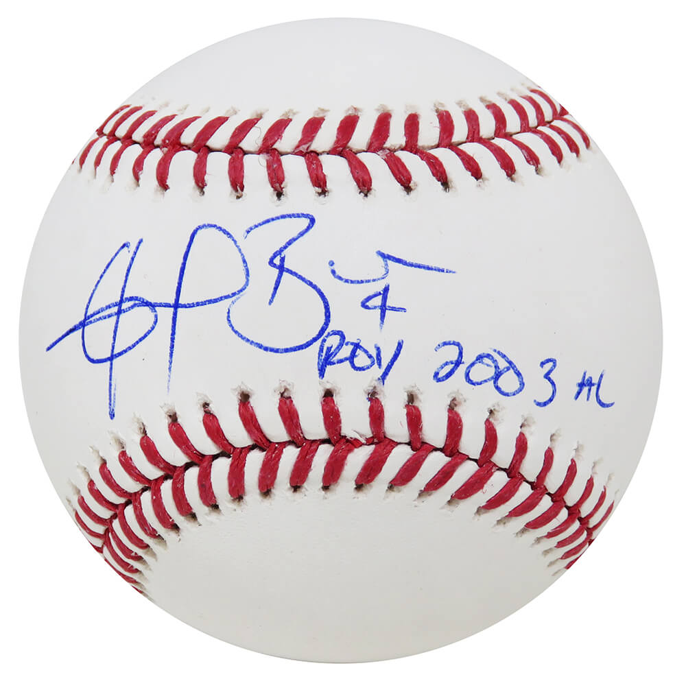 Angel Berroa Signed Rawlings Official MLB Baseball w/ROY 2003 AL - BERBSB110 - Angel Berroa Signed Rawlings Official MLB Baseball w/ROY 2003 AL product image