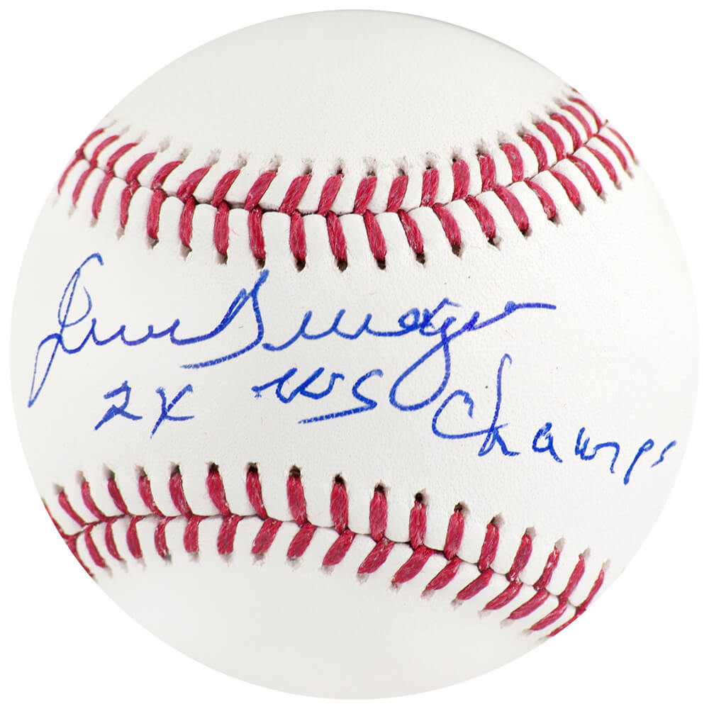 Juan Berenguer Signed Rawlings Official MLB Baseball w/2x WS Champs - BERBSB120 - Juan Berenguer Signed Rawlings Official MLB Baseball w/2x WS Champs product image