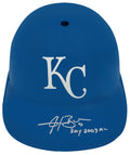 Angel Berroa Signed Kansas City Royals Replica Batting Helmet w/ROY 2003 AL - BERBTH100 - Angel Berroa Signed Kansas City Royals Replica Batting Helmet w/ROY 2003 AL product image