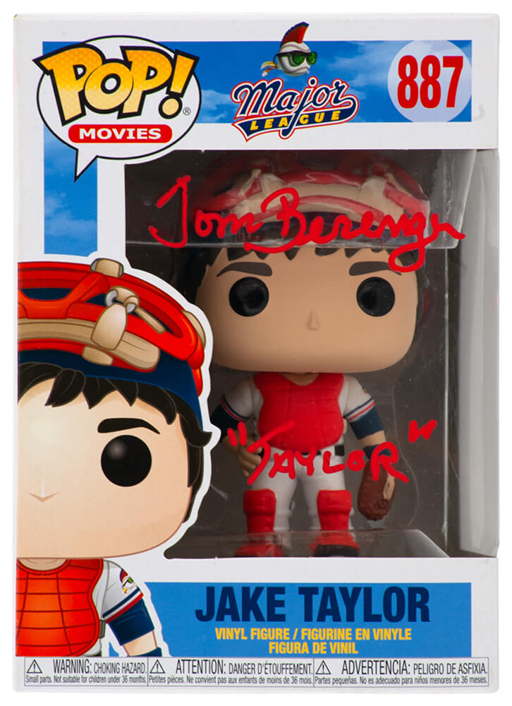 Tom Berenger Signed Major League Jake Taylor Funko Pop Doll #887 w/Taylor - BERFUN500 - Tom Berenger Signed Major League Jake Taylor Funko Pop Doll #887 w/Taylor product image