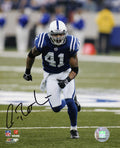 Antoine Bethea Signed Indianapolis Colts Blue Jersey Action 8x10 Photo - BET08P310 - Antoine Bethea Signed Indianapolis Colts Blue Jersey Action 8x10 Photo product image