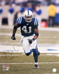 Antoine Bethea Signed Indianapolis Colts Blue Jersey Action 16x20 Photo - BET16P301 - Antoine Bethea Signed Indianapolis Colts Blue Jersey Action 16x20 Photo product image