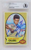 Elvin Bethea Signed Houston Oilers 1970 Topps Rookie Card #43 w/HOF'03 - (Beckett Encapsulated) - BETCAR301 - Elvin Bethea Signed Houston Oilers 1970 Topps Rookie Card #43 w/HOF'03 - (Beckett Encapsulated) product image