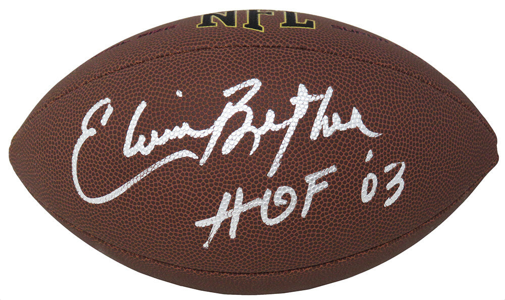 Elvin Bethea Signed Wilson Super Grip Full Size NFL Football w/HOF'03 - BETFTB301 - Elvin Bethea Signed Wilson Super Grip Full Size NFL Football w/HOF'03 product image