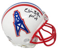Elvin Bethea Signed Houston Oilers Throwback Riddell Mini Helmet w/HOF'03 - BETMIN300 - Elvin Bethea Signed Houston Oilers Throwback Riddell Mini Helmet w/HOF'03 product image