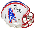 Elvin Bethea Signed Houston Oilers Throwback Riddell Full Size Speed Replica Helmet w/HOF'03 - BETREP300 - Elvin Bethea Signed Houston Oilers Throwback Riddell Full Size Speed Replica Helmet w/HOF'03 product image