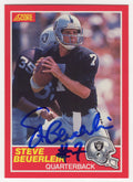 Steve Beuerlein Signed Oakland Raiders 1989 Score Football Rookie Trading Card #20 - BEUCAR300 - Steve Beuerlein Signed Oakland Raiders 1989 Score Football Rookie Trading Card #20 product image