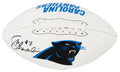 Steve Beuerlein Signed Carolina Panthers Franklin White Logo Football - BEUFTB300 - Steve Beuerlein Signed Carolina Panthers Franklin White Logo Football product image