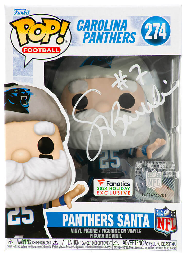 Steve Beuerlein Signed Carolina Panthers SANTA Funko Pop Doll #274 - BEUFUN300 - Steve Beuerlein Signed Carolina Panthers SANTA Funko Pop Doll #274 product image