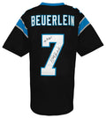 Steve Beuerlein Signed Black Custom Football Jersey w/99 Pro Bowl - BEUJRY301 - Steve Beuerlein Signed Black Custom Football Jersey w/99 Pro Bowl product image