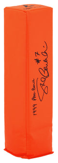 Steve Beuerlein Signed BSN Orange Endzone Football Pylon w/99 Pro Bowl - BEUPYL300 - Steve Beuerlein Signed BSN Orange Endzone Football Pylon w/99 Pro Bowl product image