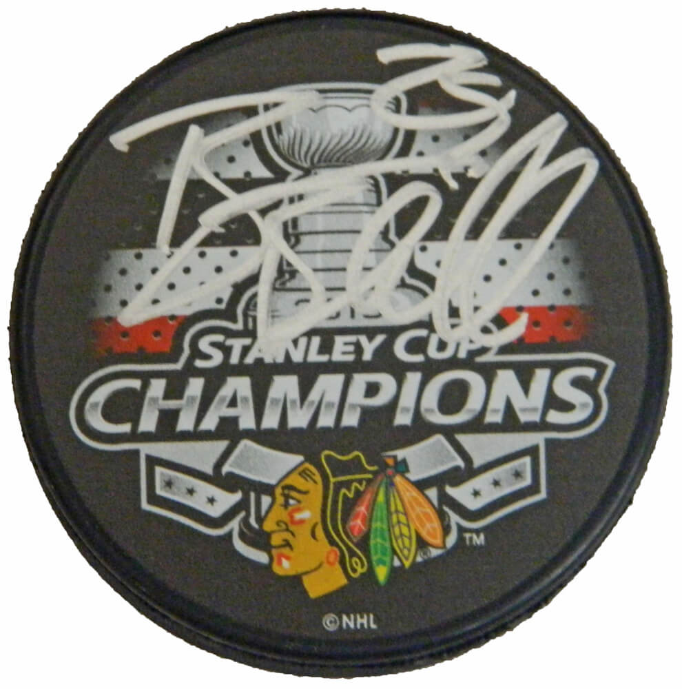 Bryan Bickell Signed Chicago Blackhawks 2015 Stanley Cup Champs Logo Hockey Puck - BICPUC405 - Bryan Bickell Signed Chicago Blackhawks 2015 Stanley Cup Champs Logo Hockey Puck product image