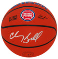 Chauncey Billups Signed Detroit Pistons Logo Wilson NBA Basketball - BILBSK201 - Chauncey Billups Signed Detroit Pistons Logo Wilson NBA Basketball product image