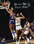 Dave Bing Signed Detroit Pistons Lay-Up vs Kareem Abdul Jabbar Action 8x10 Photo w/HOF 1990 - BIN08P203 - Dave Bing Signed Detroit Pistons Lay-Up vs Kareem Abdul Jabbar Action 8x10 Photo w/HOF 1990 product image