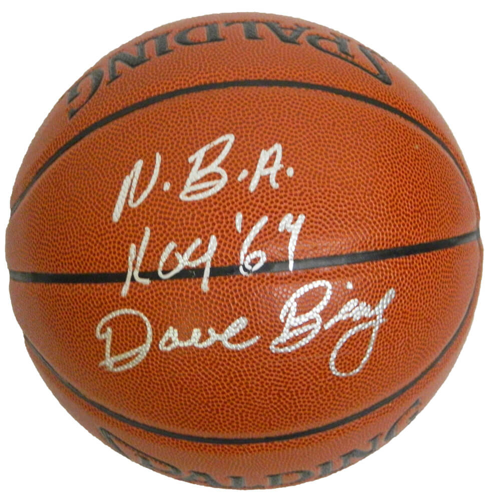 Dave Bing Signed Spalding Indoor/Outdoor Basketball w/NBA ROY 67 - BINBSK201 - Dave Bing Signed Spalding Indoor/Outdoor Basketball w/NBA ROY 67 product image