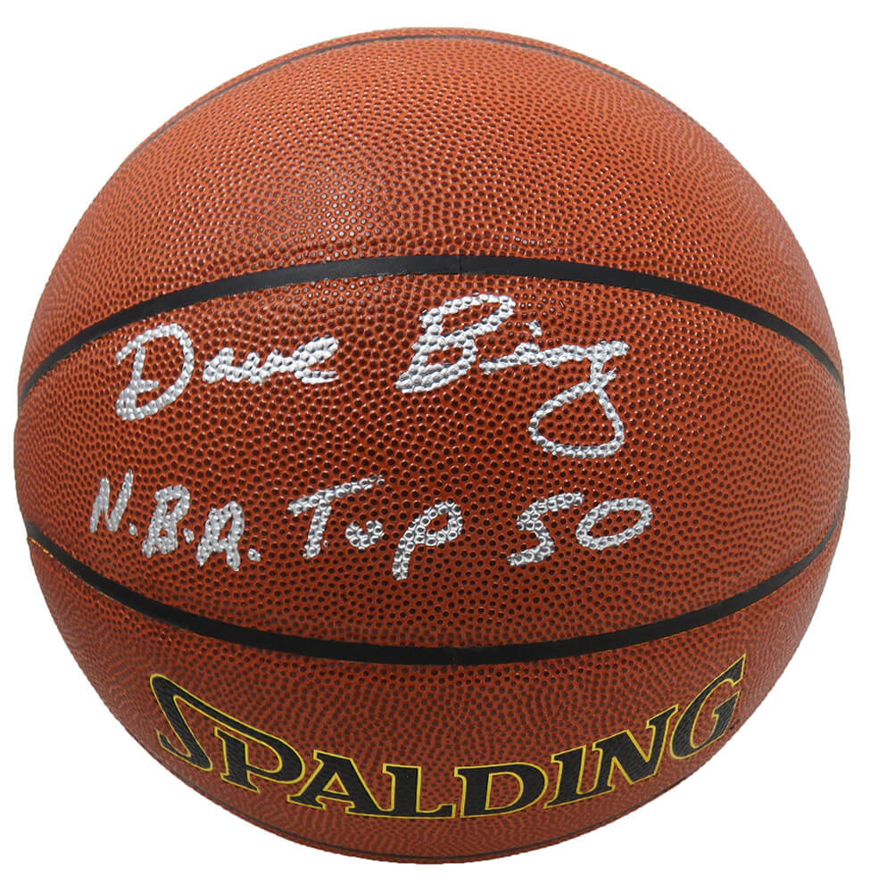 Dave Bing Signed Spalding NBA Indoor/Outdoor Basketball w/NBA Top 50 - BINBSK207 - Dave Bing Signed Spalding NBA Indoor/Outdoor Basketball w/NBA Top 50 product image