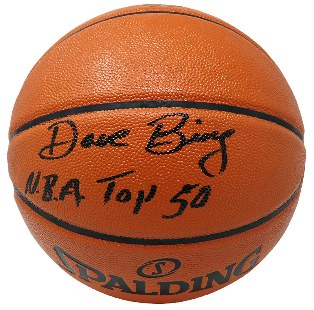 Dave Bing Signed Spalding Game Series Replica NBA Basketball w/NBA Top 50 - BINBSK209 - Dave Bing Signed Spalding Game Series Replica NBA Basketball w/NBA Top 50 product image