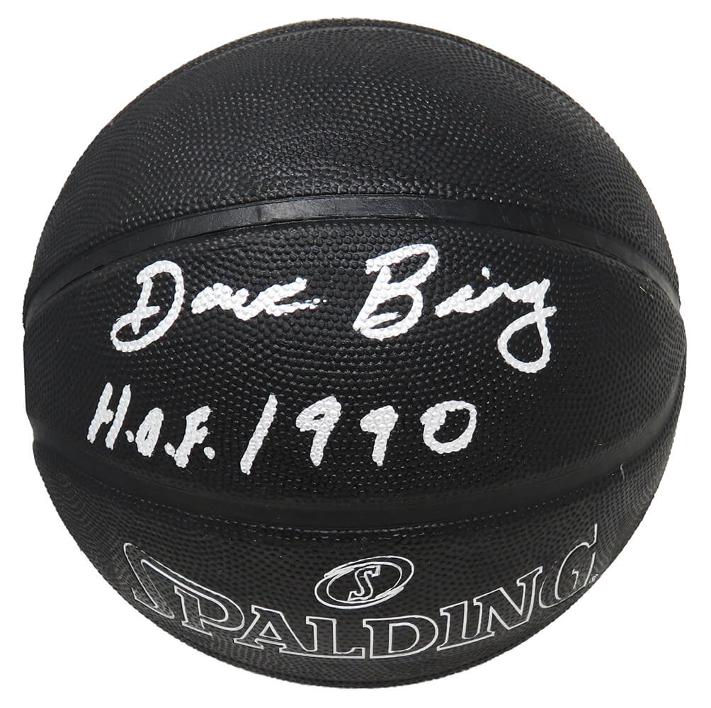 Dave Bing Signed Spalding Phantom Black NBA Basketball w/HOF 1990 - BINBSK210 - Dave Bing Signed Spalding Phantom Black NBA Basketball w/HOF 1990 product image