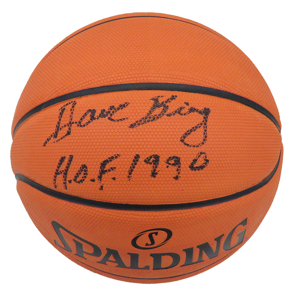 Dave Bing Signed Spalding NBA Hexa-Grip Basketball w/HOF 1990 - BINBSK214 - Dave Bing Signed Spalding NBA Hexa-Grip Basketball w/HOF 1990 product image