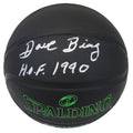 Dave Bing Signed Spalding Phantom Black With Green Lettering NBA Basketball w/HOF 1990 - BINBSK215 - Dave Bing Signed Spalding Phantom Black With Green Lettering NBA Basketball w/HOF 1990 product image