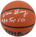 Dave Bing Signed Wilson Indoor/Outdoor NBA Basketball w/NBA Top 50 - BINBSK217 - Dave Bing Signed Wilson Indoor/Outdoor NBA Basketball w/NBA Top 50 product image