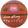 Dave Bing Signed Wilson Detroit Pistons Logo NBA Basketball w/NBA ROY 67 - BINBSK219 - Dave Bing Signed Wilson Detroit Pistons Logo NBA Basketball w/NBA ROY 67 product image