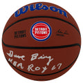 Dave Bing Signed Detroit Pistons Logo Wilson Alliance NBA Basketball w/ROY 1967 - BINBSK223 - Dave Bing Signed Detroit Pistons Logo Wilson Alliance NBA Basketball w/ROY 1967 product image